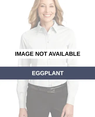 Port Authority Ladies Long Sleeve Easy Care Shirt  Eggplant