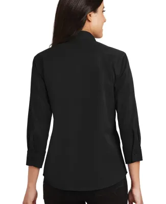 Port Authority Ladies 34 Sleeve Easy Care Shirt L6 Black