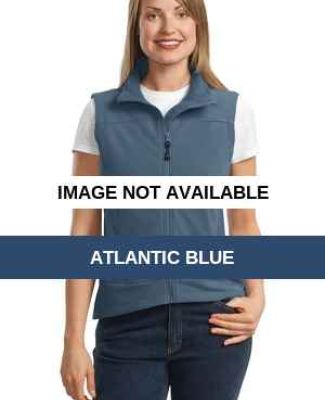 Port Authority Ladies Glacier Soft Shell Vest L796 Atlantic Blue