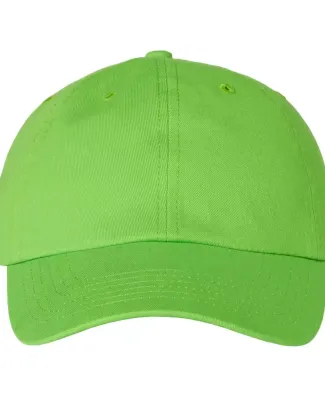 Valucap VC300 Adult Washed Dad Hat Neon Green