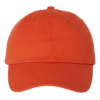Valucap VC300 Adult Washed Dad Hat in Orange