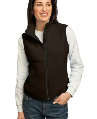 Port Authority Ladies R Tek Fleece Vest LP79 Brown