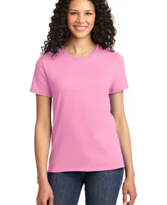 Port & Company Ladies Essential T Shirt LPC61 in Candy pink