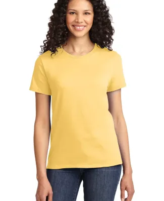 Port & Company Ladies Essential T Shirt LPC61 in Daffodil yelow