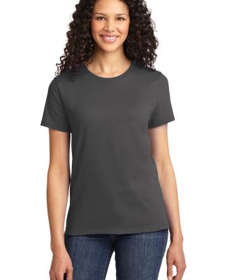 Port & Company Ladies Essential T Shirt LPC61 in Charcoal