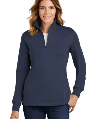 Sport Tek Ladies 14 Zip Sweatshirt LST253 in True navy