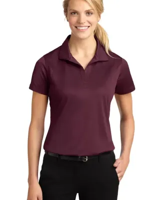 Sport Tek Ladies Micropique Sport Wick Polo LST650 in Maroon