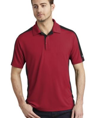 OGIO Trax Polo OG106 in Signal red/ blacktop/ silver grey