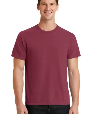 Port & Company Essential Pigment Dyed Tee PC099 in Merlot