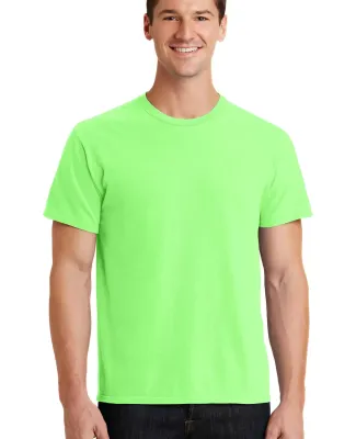 Port & Company Essential Pigment Dyed Tee PC099 in Neon green
