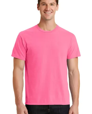 Port & Company Essential Pigment Dyed Tee PC099 in Neon pink
