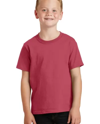 Port & Company Youth Essential Pigment Dyed Tee PC Merlot