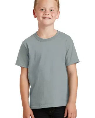 Port & Company Youth Essential Pigment Dyed Tee PC Pewter