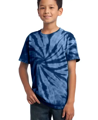 Port & Company Youth Essential Tie Dye Tee PC147Y Navy