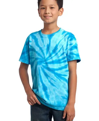 Port & Company Youth Essential Tie Dye Tee PC147Y Turquoise