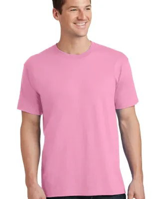 Port & Company PC54 5.4 oz 100 Cotton T Shirt  Candy Pink