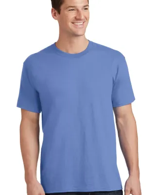 Port & Company PC54 5.4 oz 100 Cotton T Shirt  Carolina Blue