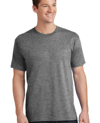 Port & Company PC54 5.4 oz 100 Cotton T Shirt  Graphite Hthr