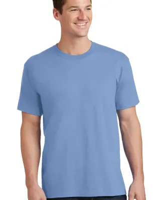 Port & Company PC54 5.4 oz 100 Cotton T Shirt  Light Blue