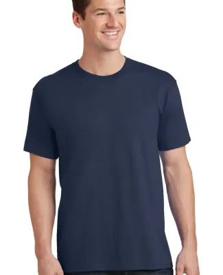 Port & Company PC54 5.4 oz 100 Cotton T Shirt  Navy