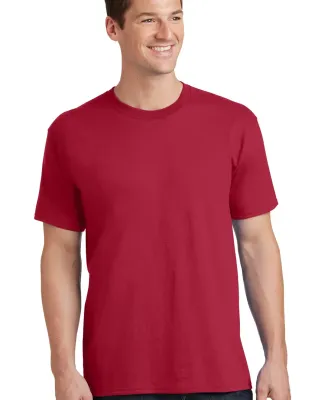 Port & Company PC54 5.4 oz 100 Cotton T Shirt  Red