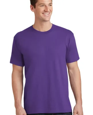 Port & Company PC54 5.4 oz 100 Cotton T Shirt  Team Purple