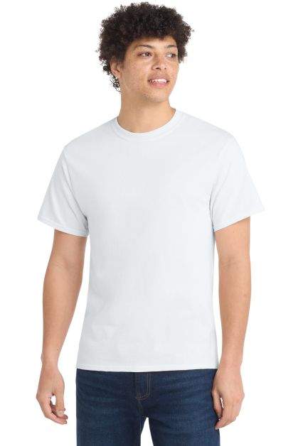 Port & Company PC54 Wholesale 5.4 oz Plain Cotton  in White