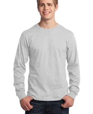 Port  Company Long Sleeve 54 oz 100 Cotton T Shirt Ash