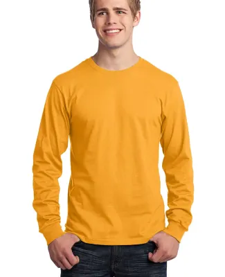 Port  Company Long Sleeve 54 oz 100 Cotton T Shirt Gold