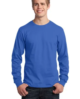 Port  Company Long Sleeve 54 oz 100 Cotton T Shirt Royal