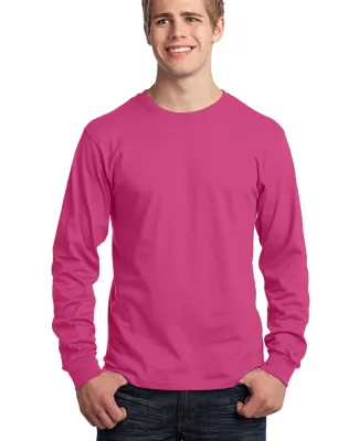 Port  Company Long Sleeve 54 oz 100 Cotton T Shirt Sangria