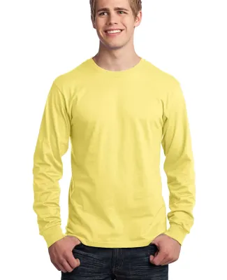 Port  Company Long Sleeve 54 oz 100 Cotton T Shirt Yellow