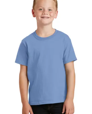 Port & Company Youth 5.4 oz 100 Cotton T Shirt PC5 Light Blue