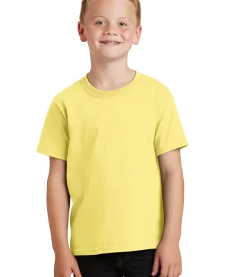 Port & Company Youth 5.4 oz 100 Cotton T Shirt PC5 Yellow