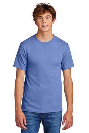 Port Company 5050 CottonPoly T Shirt PC55 in Carolina blue