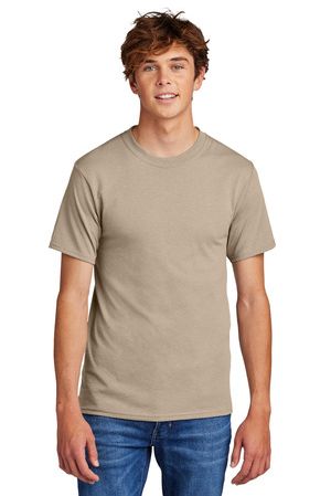Port Company 5050 CottonPoly T Shirt PC55 in Desert sand