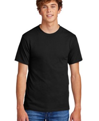 Port Company 5050 CottonPoly T Shirt PC55 in Jet black