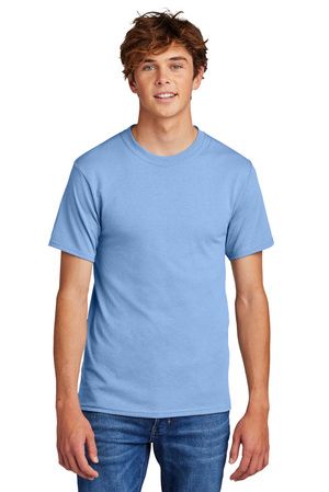 Port Company 5050 CottonPoly T Shirt PC55 in Light blue