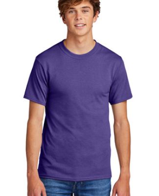 Port Company 5050 CottonPoly T Shirt PC55 in Purple