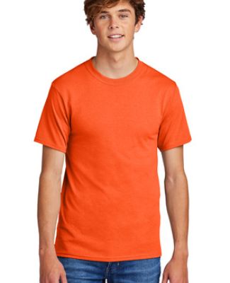 Port Company 5050 CottonPoly T Shirt PC55 in Safety orange