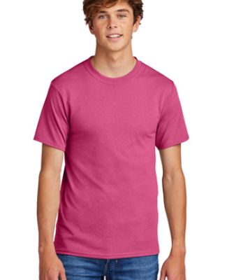 Port Company 5050 CottonPoly T Shirt PC55 in Sangria