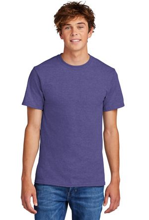Port Company 5050 CottonPoly T Shirt PC55 in Hthrpurple