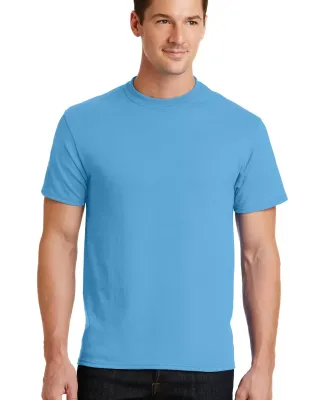 Port Company 5050 CottonPoly T Shirt PC55 in Aquatic blue