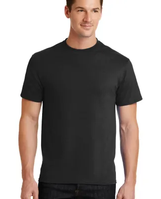 Port Company 5050 CottonPoly T Shirt PC55 in Jet black