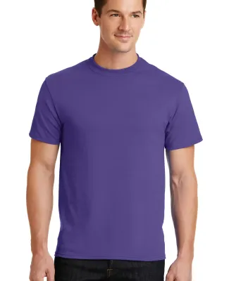 Port Company 5050 CottonPoly T Shirt PC55 in Purple