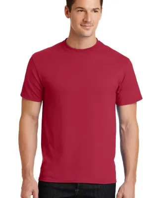 Port Company 5050 CottonPoly T Shirt PC55 in Red