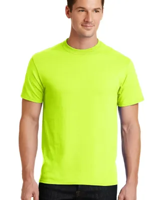 Port Company 5050 CottonPoly T Shirt PC55 in Safety green