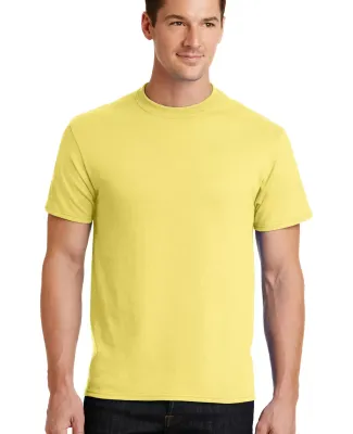 Port Company 5050 CottonPoly T Shirt PC55 in Yellow