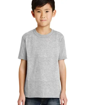 Port & Company Youth 5050 CottonPoly T Shirt PC55Y in Ash