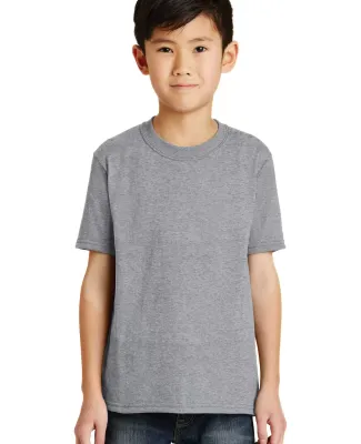 Port & Company Youth 5050 CottonPoly T Shirt PC55Y in Athletic hthr